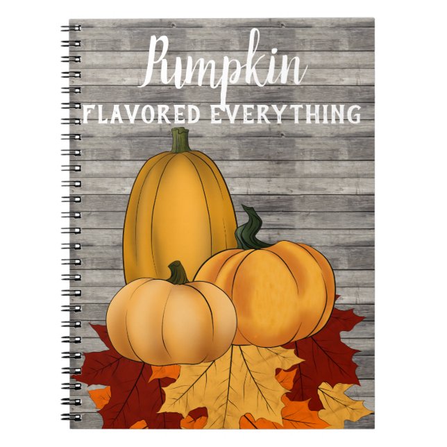 Caderno Espiral Pumpkin Tudo (Frente)