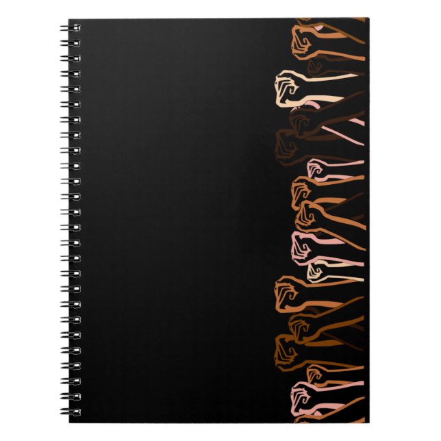 Caderno Espiral Punhos Levantados (Frente)