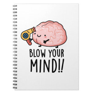 Caderno Espiral Punição Cerebral Divertida para Explodir Sua Mente