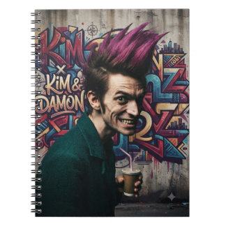 Caderno Espiral punk schimeria