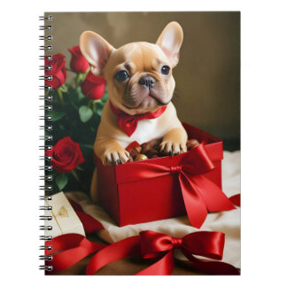 Caderno Espiral Puppy Love Tender Romântico Bonito Presente