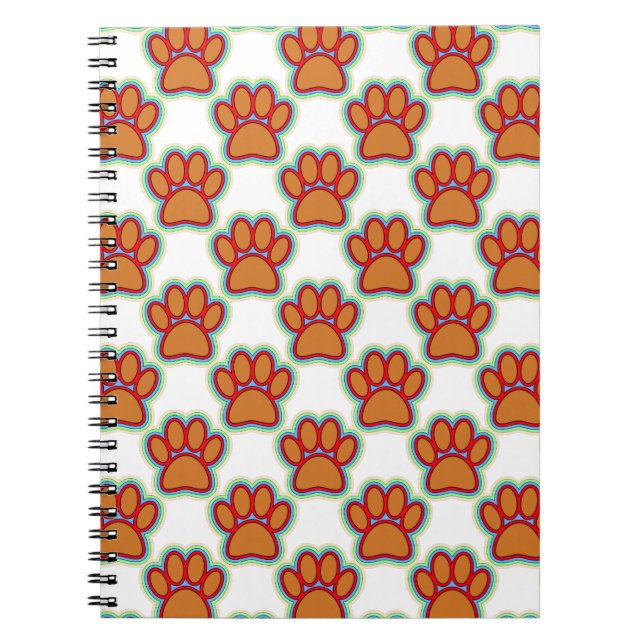 Caderno Espiral Puppy Paws (Frente)