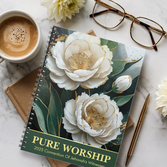 Caderno Espiral Pure Worship 2025 Convention JW Spiral Notebook (Criador carregado)