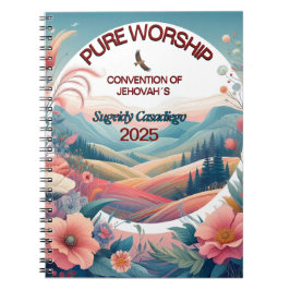 Caderno Espiral  Pure Worship Convention  of Jehovah's 