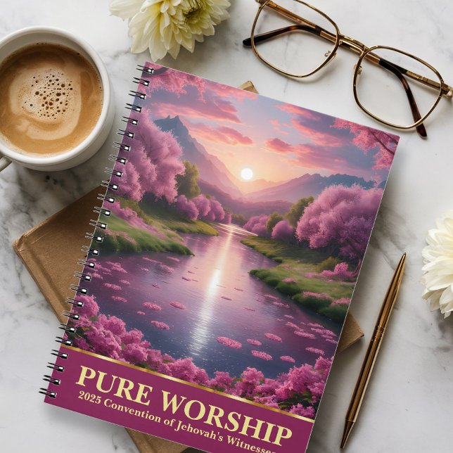 Caderno Espiral Pure Worship JW Convention 2025 Gifts Spiral (Criador carregado)