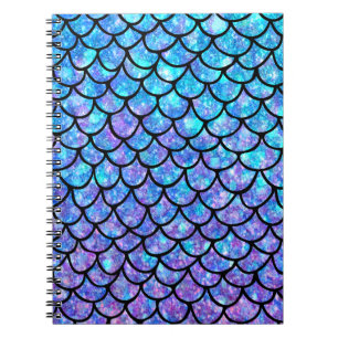 Caderno Espiral Purple & Blues - Escala de Sereia