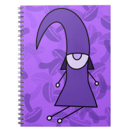 Caderno Espiral Purple Gnome