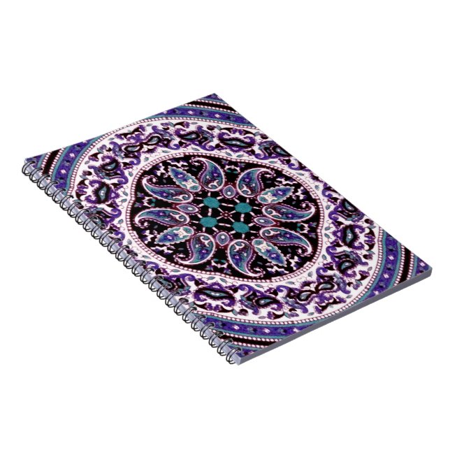 Caderno Espiral Purple Mandala (Lado Direito)
