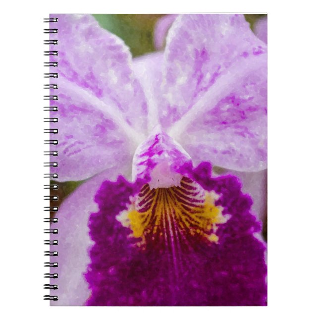 Caderno Espiral Purple Passion Orchid (Frente)