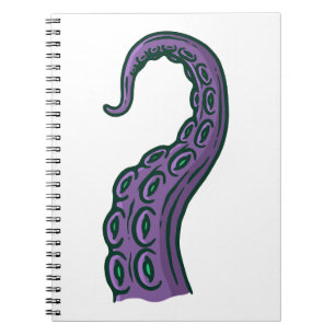 Caderno Espiral Purple Tentacle
