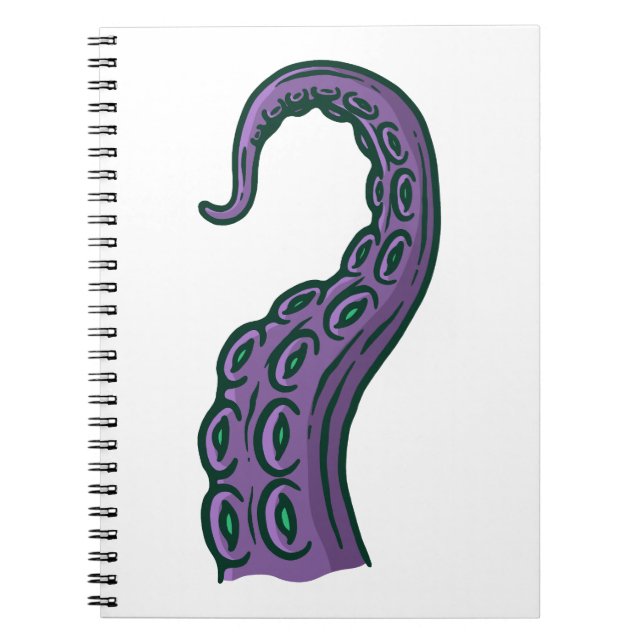 Caderno Espiral Purple Tentacle (Frente)