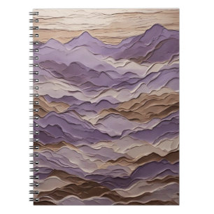 Caderno Espiral Púrpura e Mística Castanha