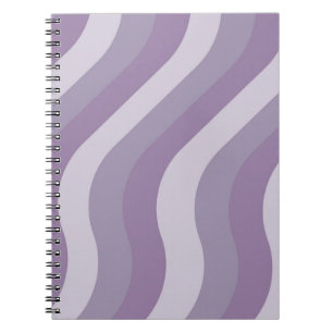 Caderno Espiral Púrpura Fluxo Líquido Escorregadio Escorregadio Y2