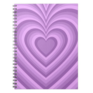 Caderno Espiral Púrpura Hipnótica Prato de Amor