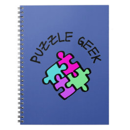 Caderno Espiral Puzzle Geek       
