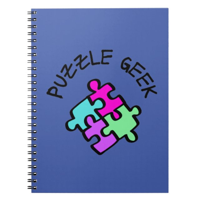 Caderno Espiral Puzzle Geek        (Frente)