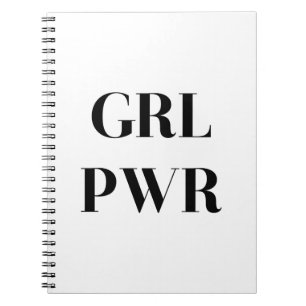 CADERNO ESPIRAL PWR GRL