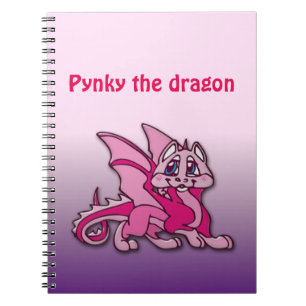 Caderno Espiral Pynky, o dragão