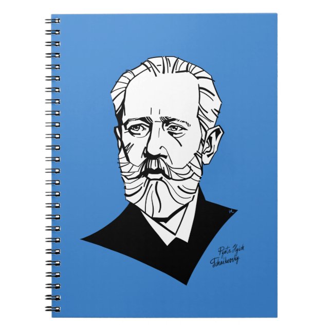 Caderno Espiral Pyotr Tchaikovsky (Frente)