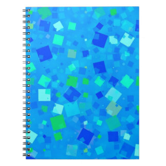 Caderno Espiral Quadrados retrorreflectores!