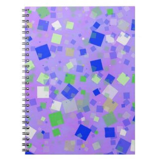 Caderno Espiral Quadrados retrorreflectores!