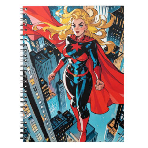 Caderno Espiral Quadrinhos Americanos, super-herói dos Quadrinhos