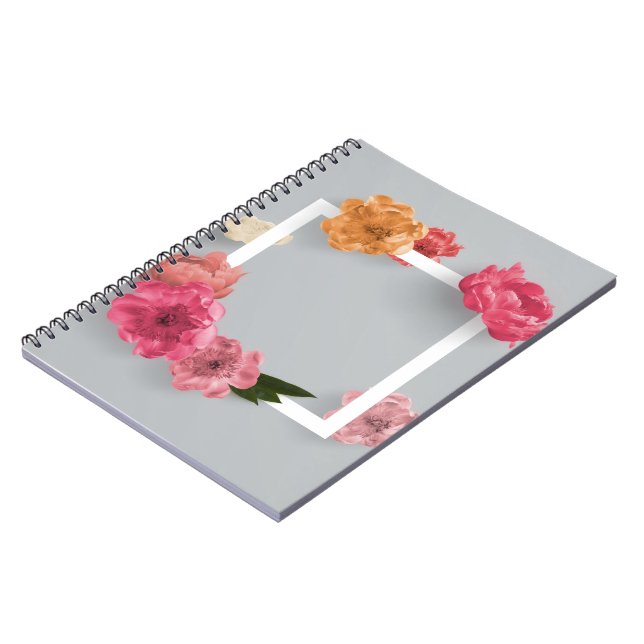 Caderno Espiral Quadro da Flor (Left Side)