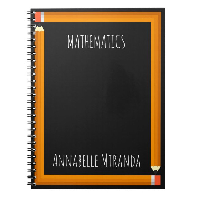 Caderno Espiral Quadro de Lápis (Frente)