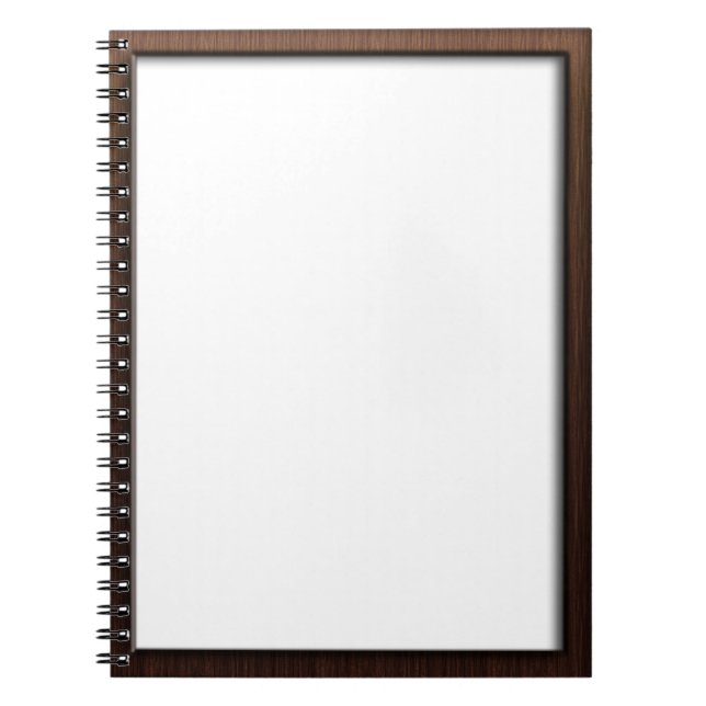 Caderno Espiral Quadro fotográfico quadro de madeira (Frente)