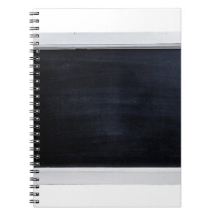 Caderno Espiral Quadro negro de sinais preto