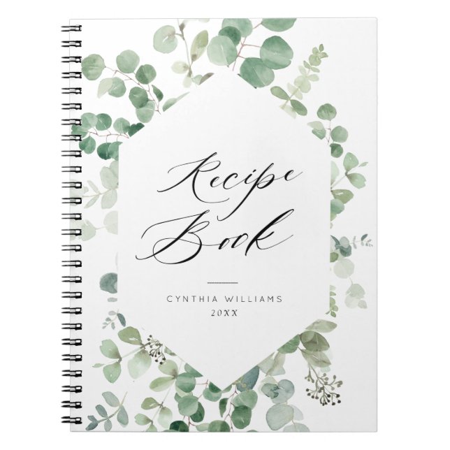 Caderno Espiral quadro verde Recipiente Livro (Frente)