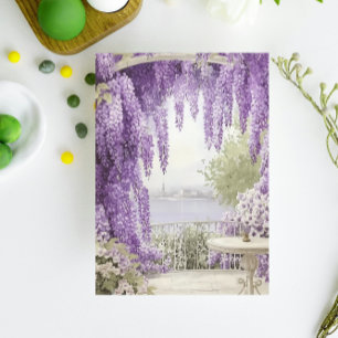 Caderno Espiral Quaint Cottage com Lilacs