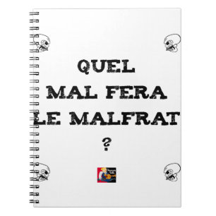 Caderno Espiral QUAL MAL FARÁ O VIGARISTA? - Jogos de palavras