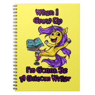 Caderno Espiral Quando eu crescer vou ser um notebook espiral