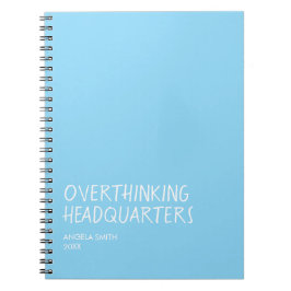 Caderno Espiral Quartel General do Excesso de Pensamento – Nota Di