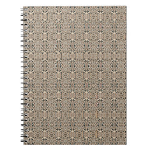 Caderno Espiral Quartzo Abstrato Vintage Pedra Natural