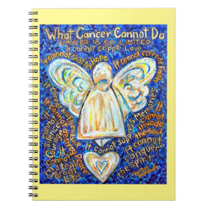 Caderno Espiral Que Cancer Não Pode Fazer Diário De Notebook Angel