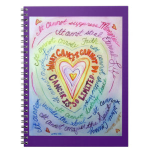 Caderno Espiral Que Cancer Não Pode Fazer Diário De Notebook De