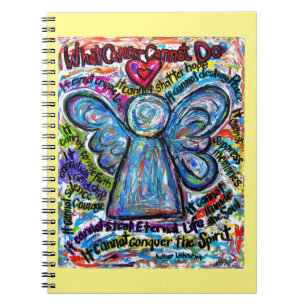 Caderno Espiral Que Cancer Não Pode Fazer Notebook Diário Angel