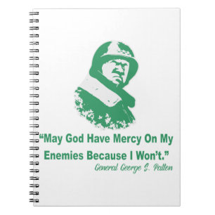 Caderno Espiral Que Deus Tenha Compaixão Dos Meus Inimigos #USAPat