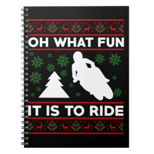 Caderno Espiral Que Diversão É Dirigir Uma Bicicleta De Sujeira