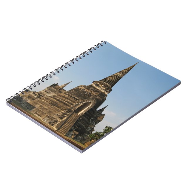 Caderno Espiral Que Phra Si Sanphet... Ayutthaya, Tailândia (Left Side)