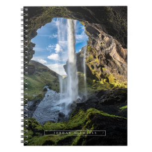 Caderno Espiral Quedas   Cascata islandesa