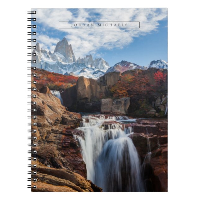 Caderno Espiral Quedas | Fitz Roy Mountain, Argentina (Frente)