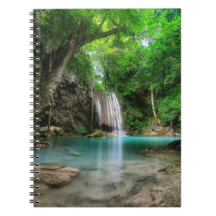 Caderno Espiral Quedas Kanchanaburi, Tailândia