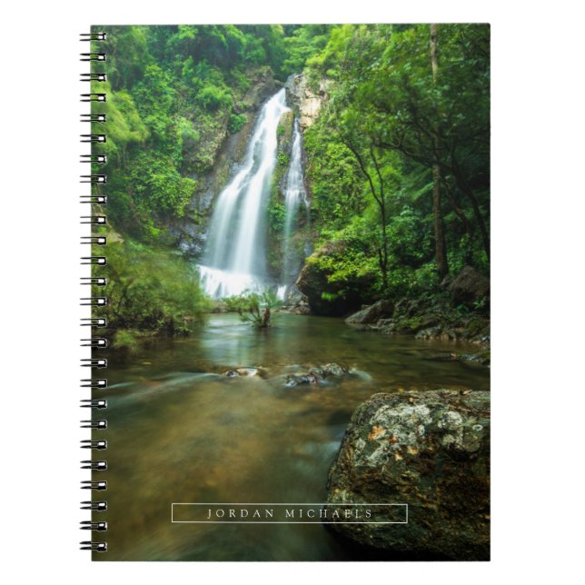 Caderno Espiral Quedas | Tamnung Waterfall, Phuket Thailand (Frente)