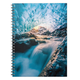 Caderno Espiral Quedas Vatnajokull Glacier, Islândia Oriental