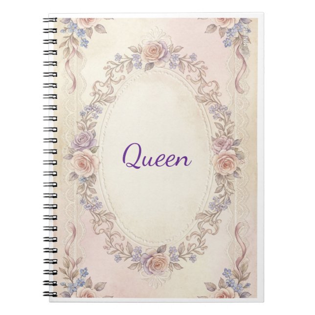 Caderno Espiral queen notebook (Frente)