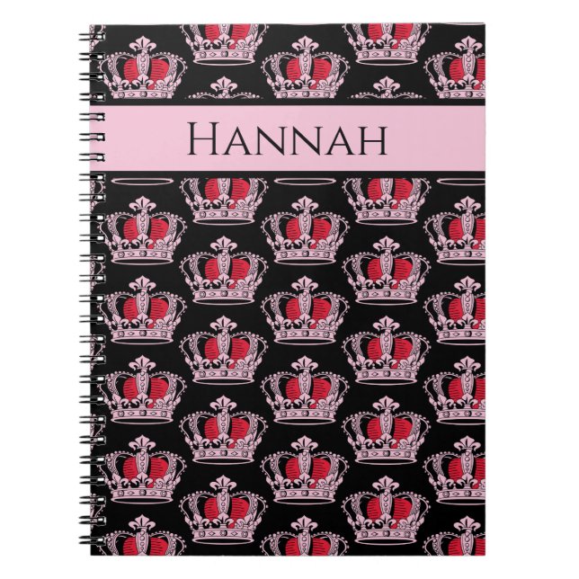 Caderno Espiral Queen Princess Crown (Frente)