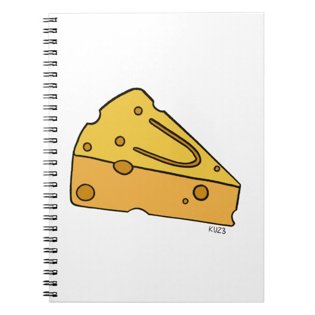 Caderno Espiral Queijo Fofo Sorriso (Frente)